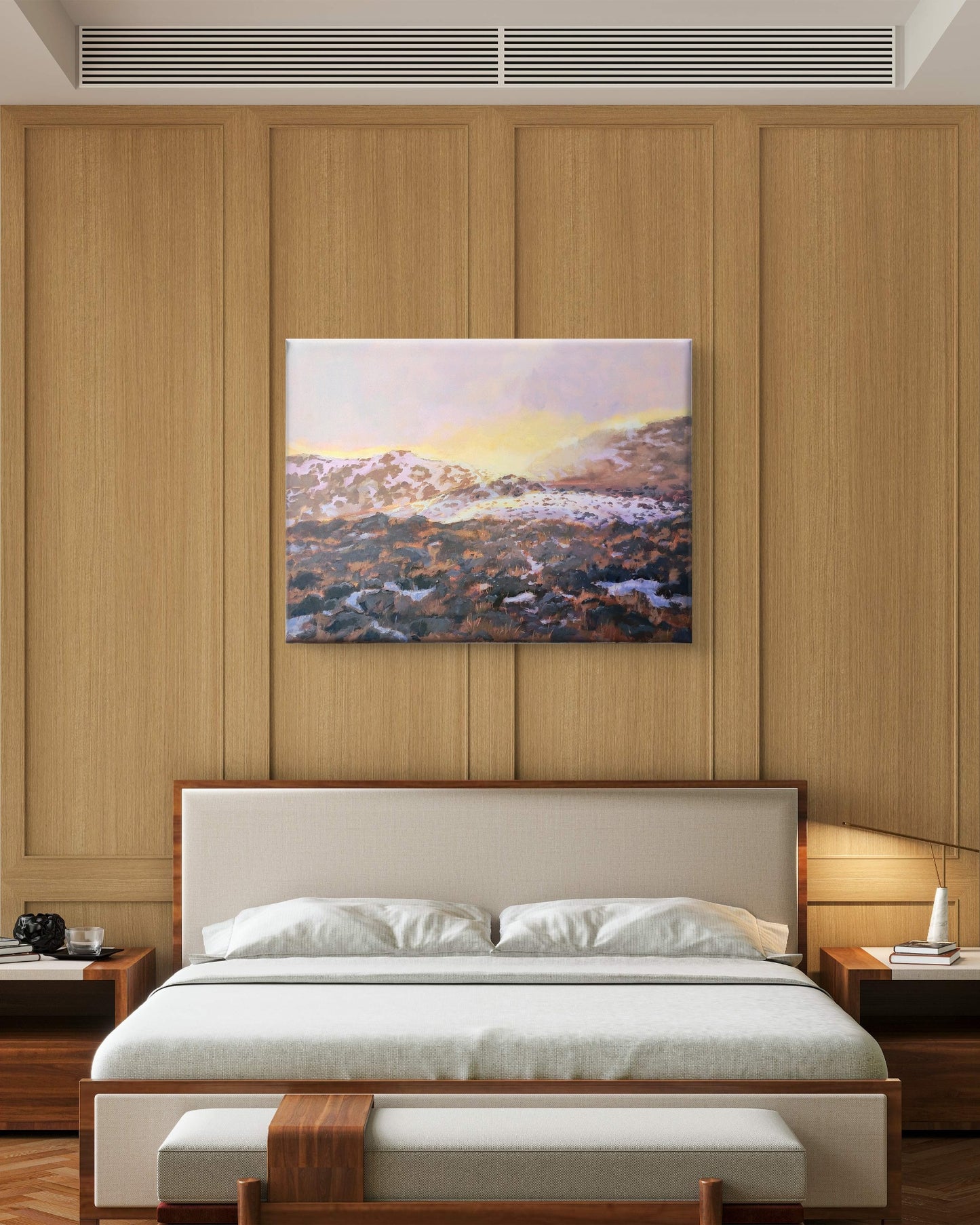 "Sierra Frost" 30x40 original acrylic painting by Artist Kristina Sellers