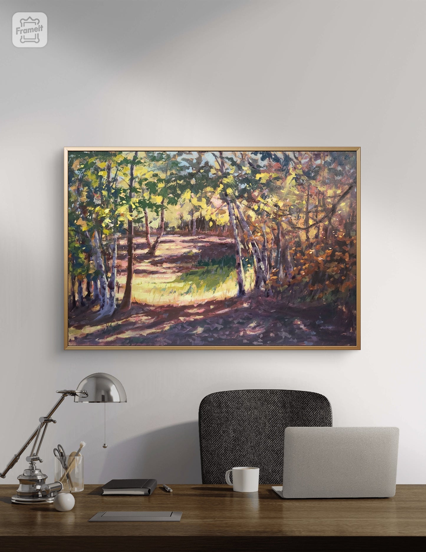 "Autumn Clearing" 24x36 inch original oil painting by Artist Kristina Sellers