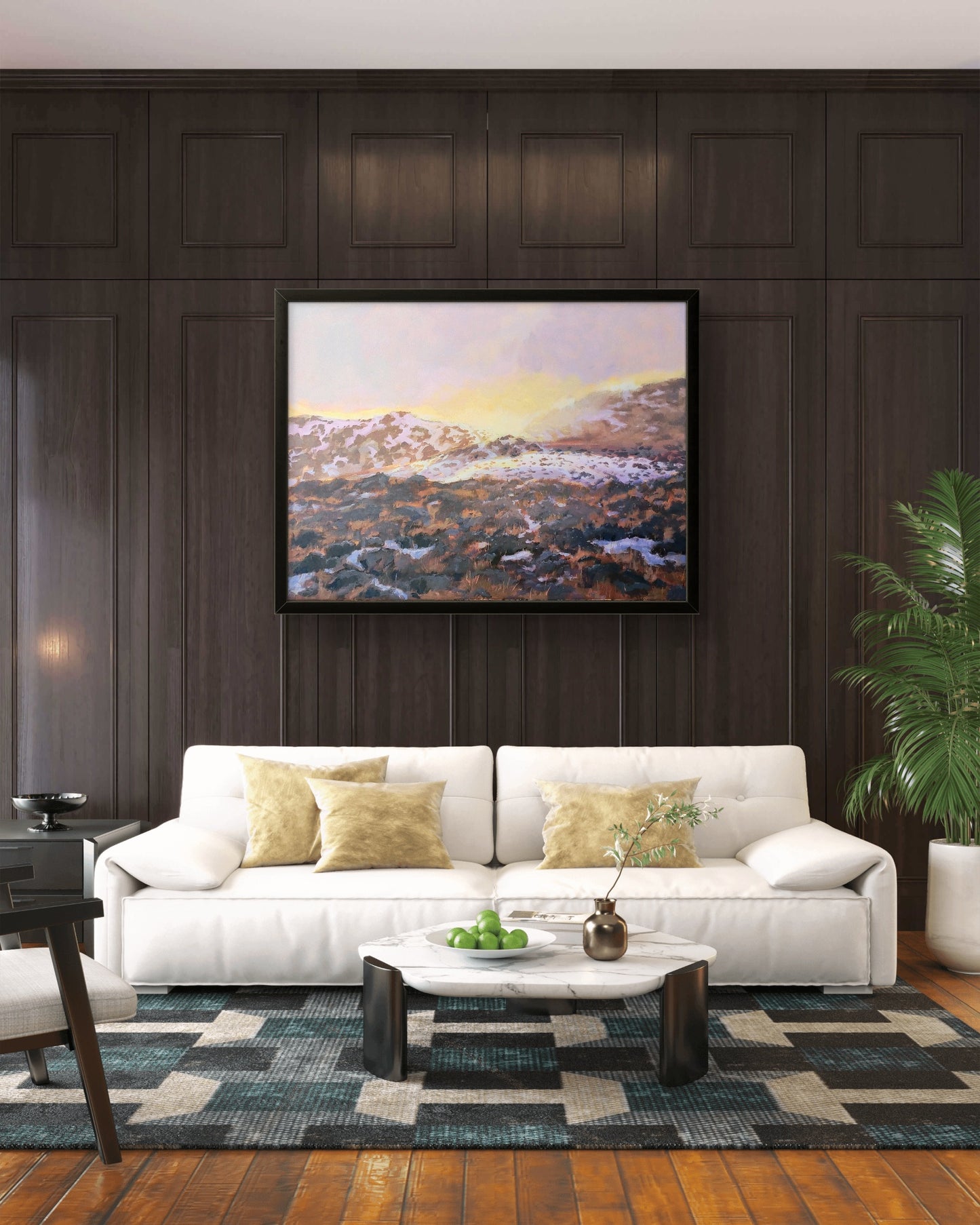 "Sierra Frost" 30x40 original acrylic painting by Artist Kristina Sellers
