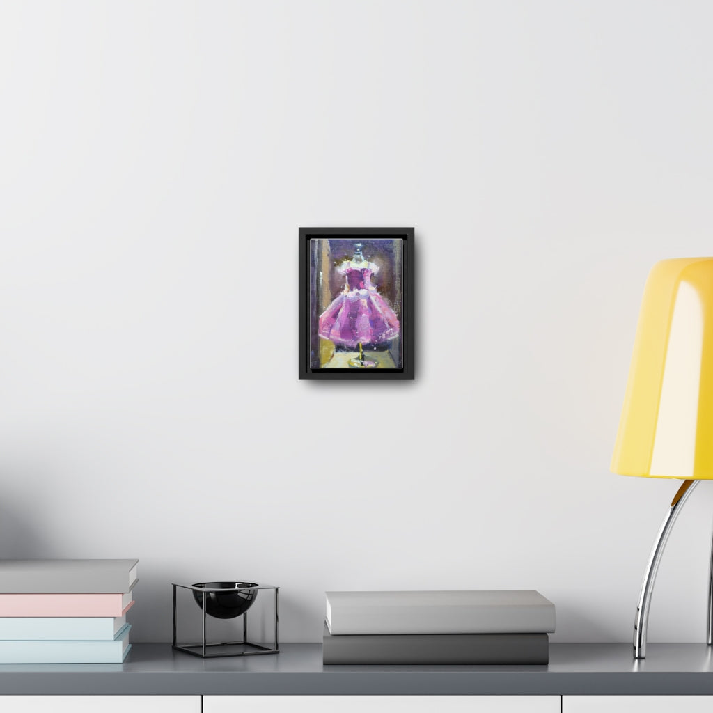 "Little Princess " Art Print on Gallery Canvas Wrap, includes Vertical Wood Frame