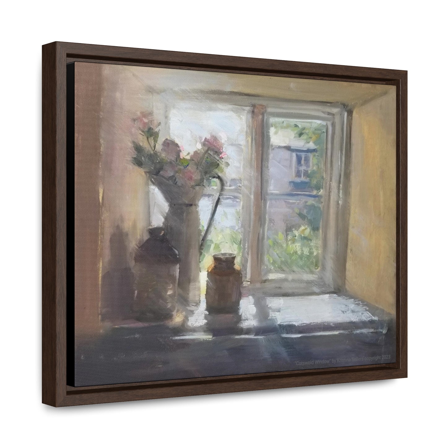 "Cotswold Window" Gallery Canvas Wraps, Horizontal Frame