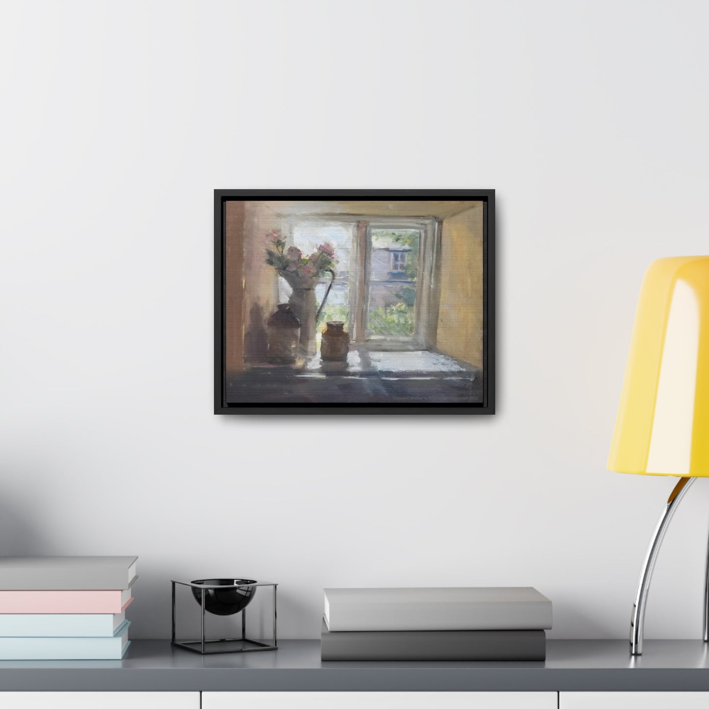 "Cotswold Window" Gallery Canvas Wraps, Horizontal Frame