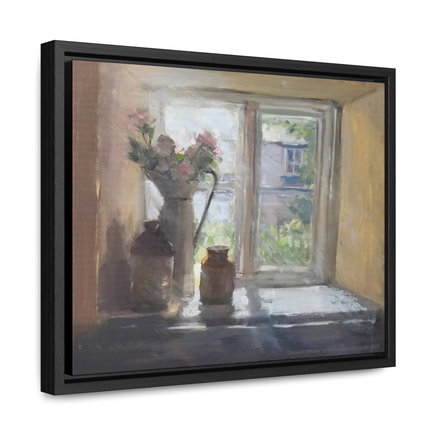 "Cotswold Window" Gallery Canvas Wraps, Horizontal Frame