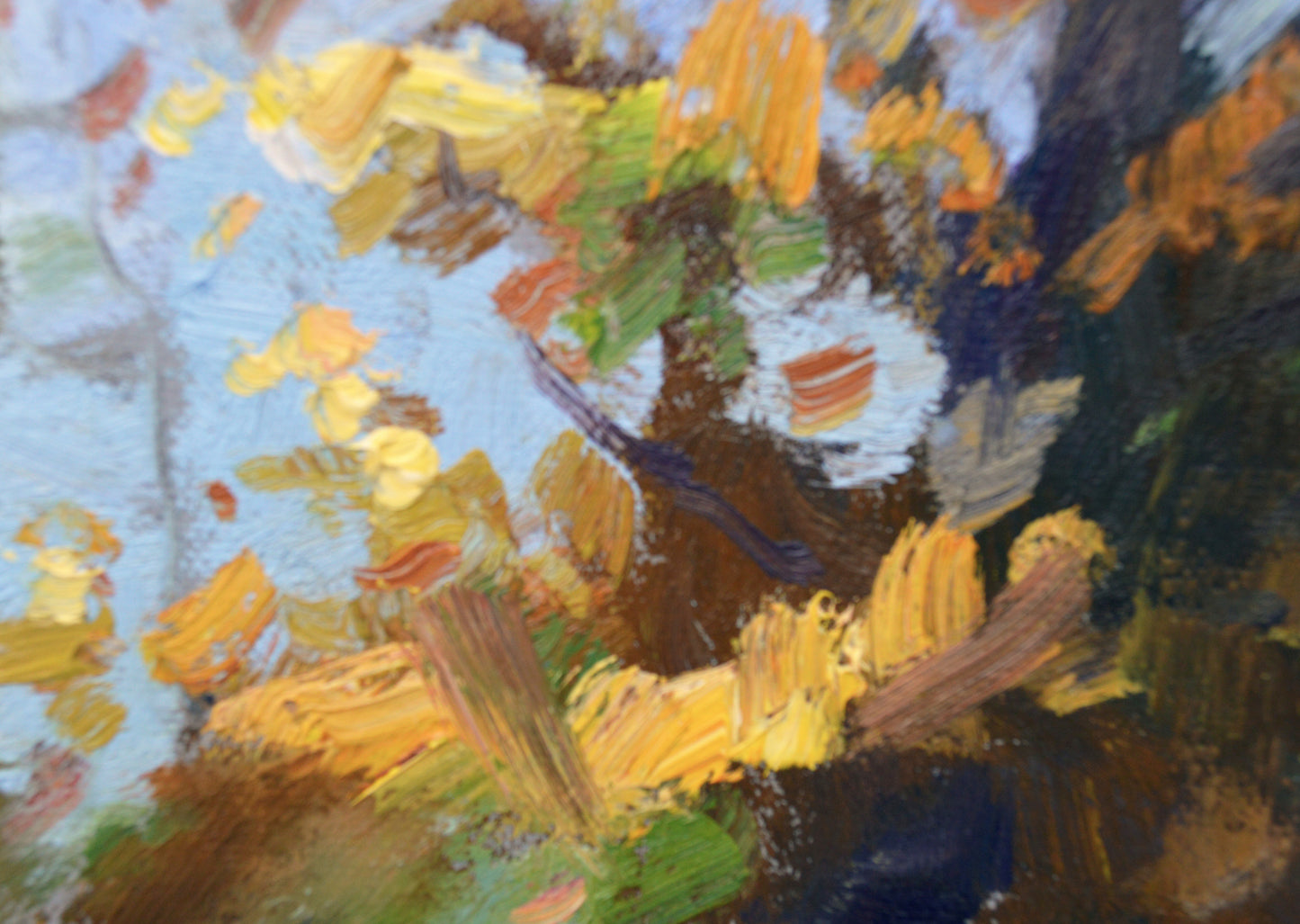 "Day 20" 12x9 original oil painting by Artist Kristina Sellers