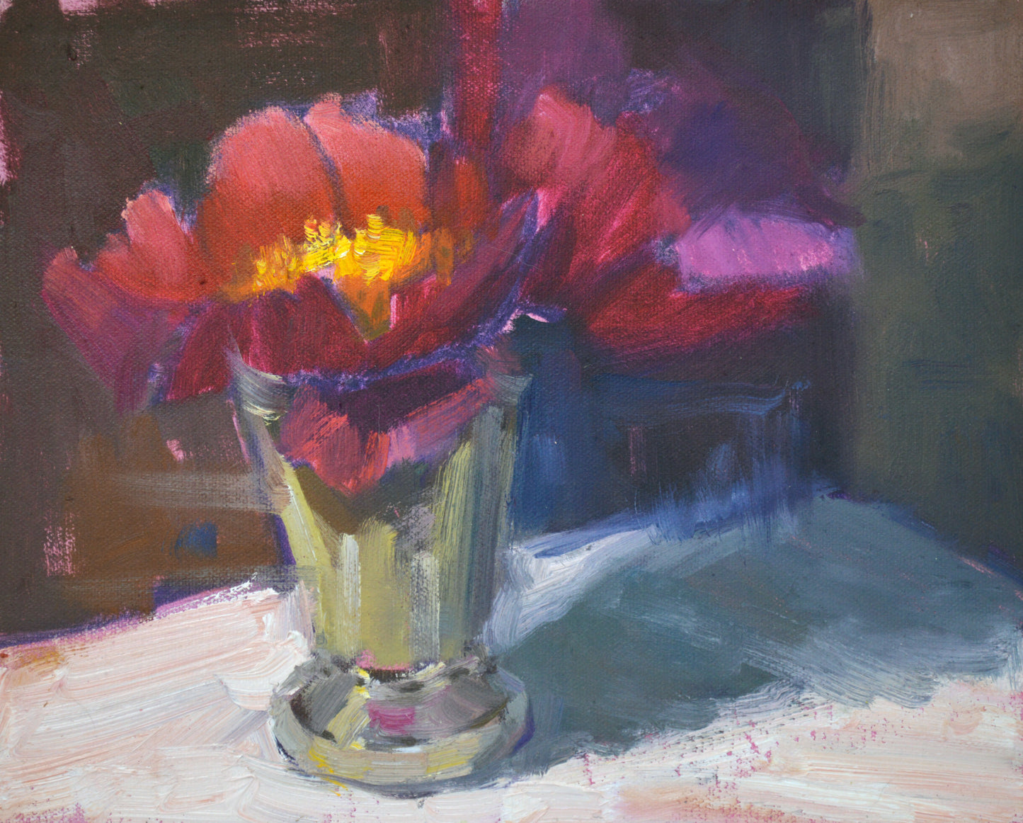 "Ephemeral" 8x10 original oil painting by Artist Kristina Sellers