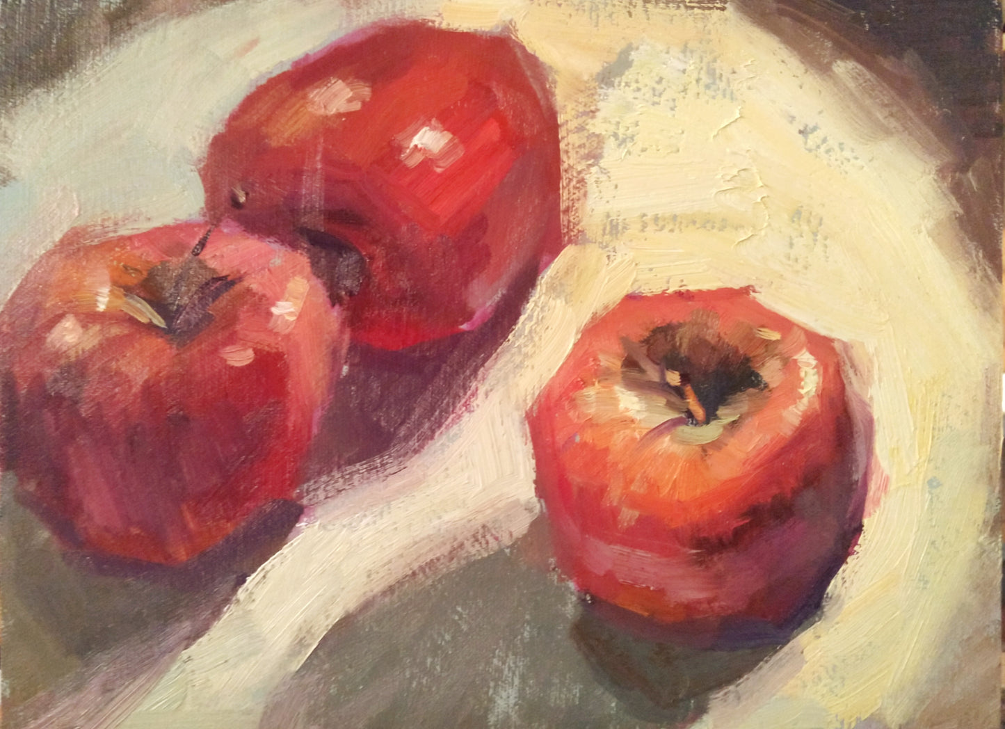"Delicious" 8x10 framed original oil painting by Artist Kristina Sellers