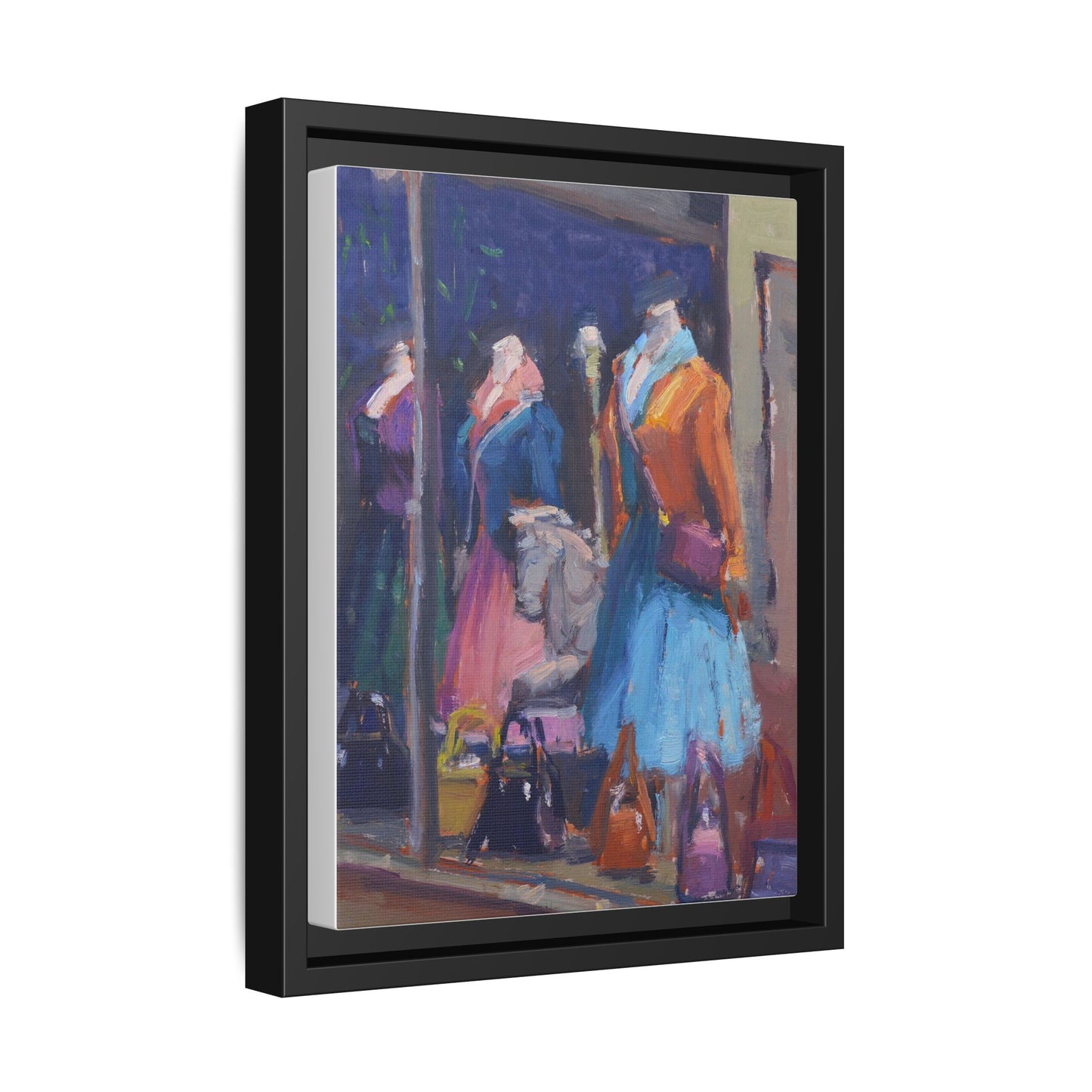 Matte Canvas, Black Frame