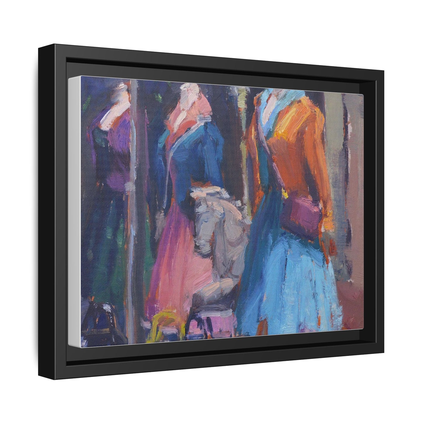 Matte Canvas, Black Frame