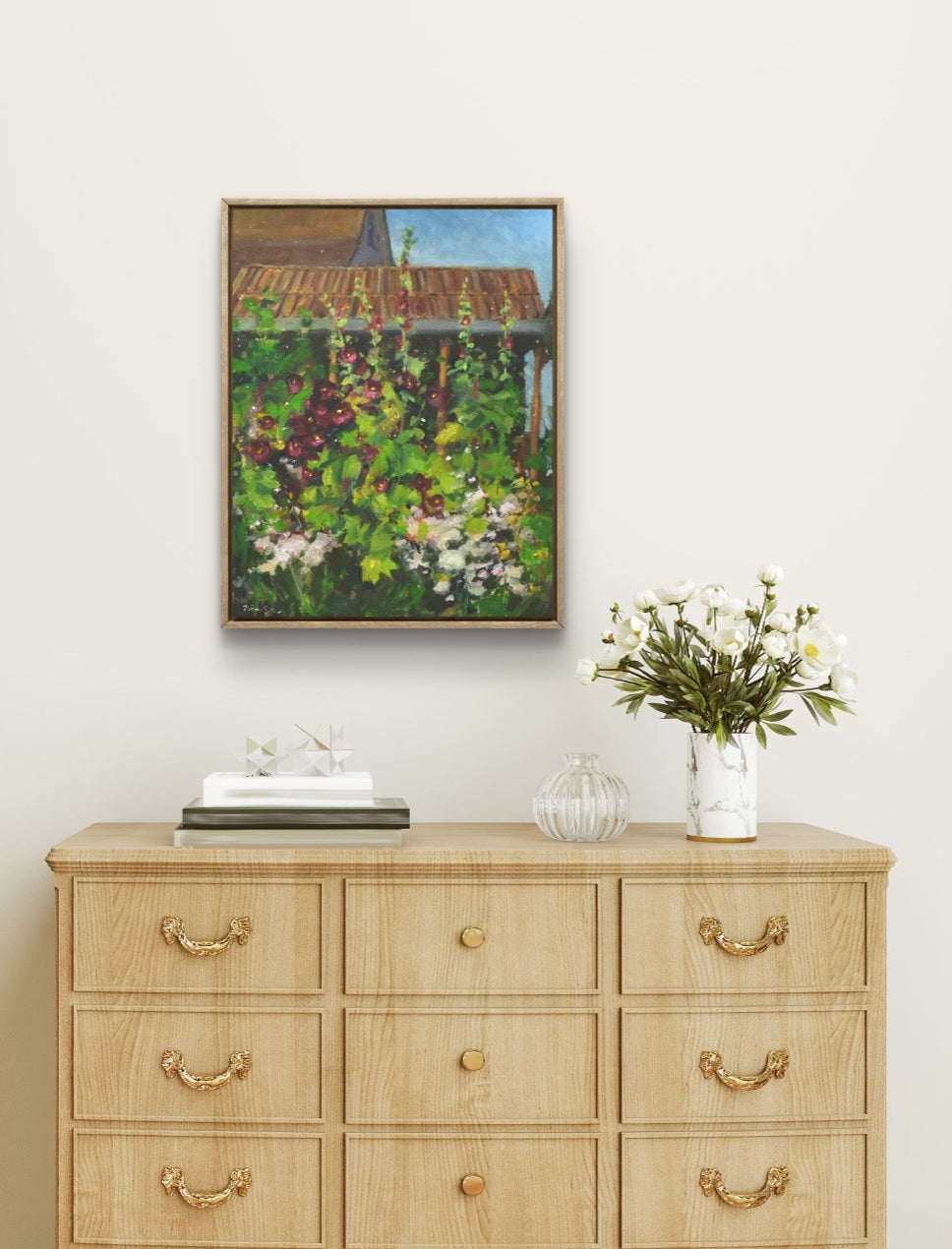 "Summer Jumble" 20x16 inch original oil painting by Artist Kristina Sellers