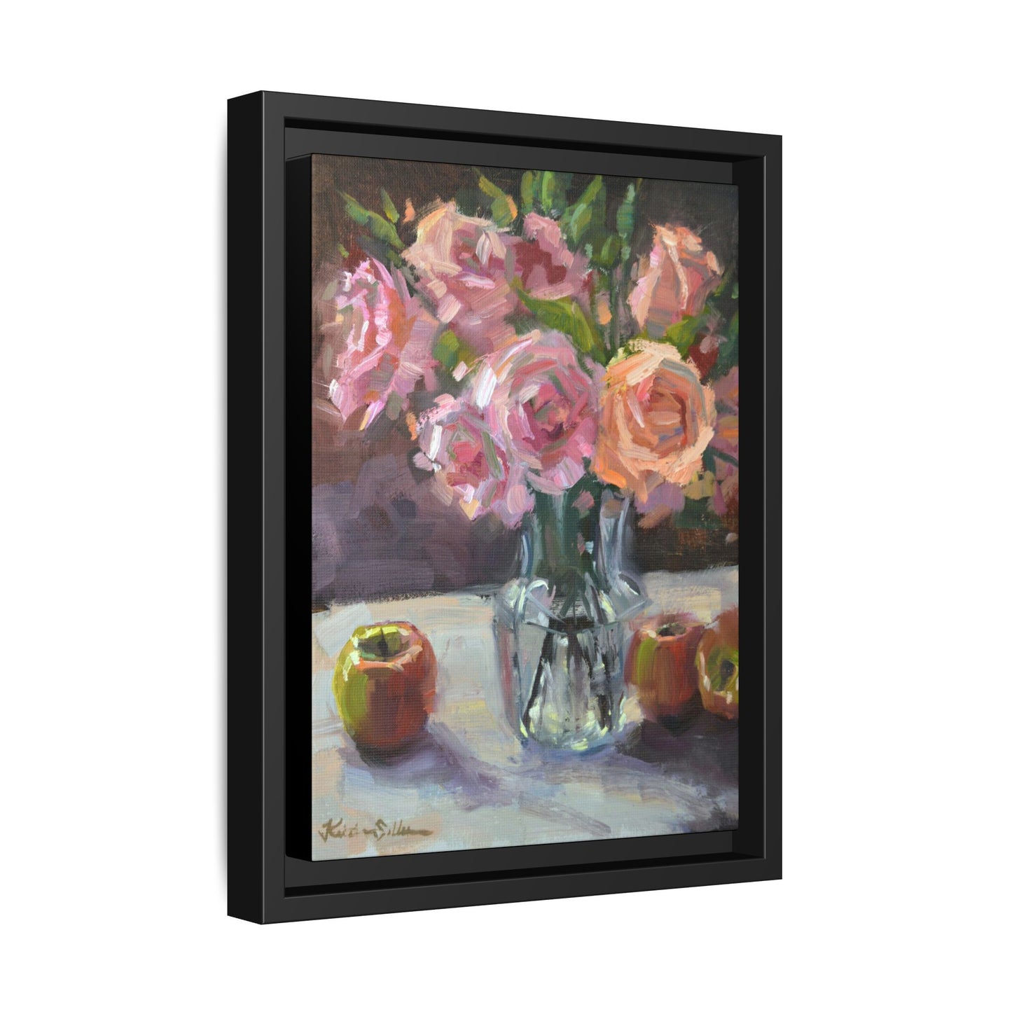 Matte Canvas, Black Frame