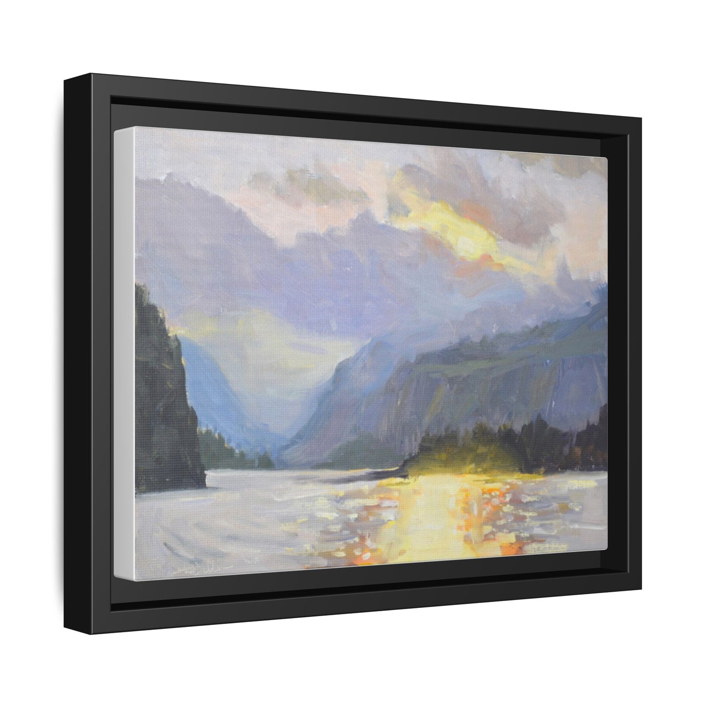 Matte Canvas, Black Frame