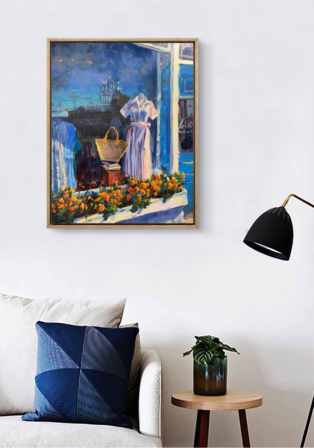 "Retail Habit" 20x16 original acrylic paintng by Artist Kristina Sellers