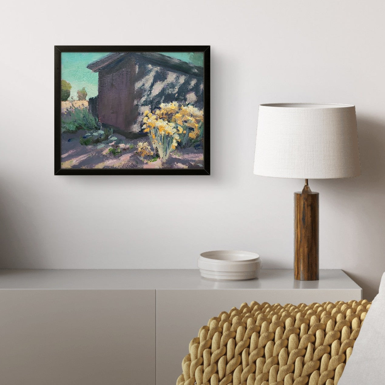 "Arizona Wildflowers" 9x12 original oil painting by Artist Kristina Sellers