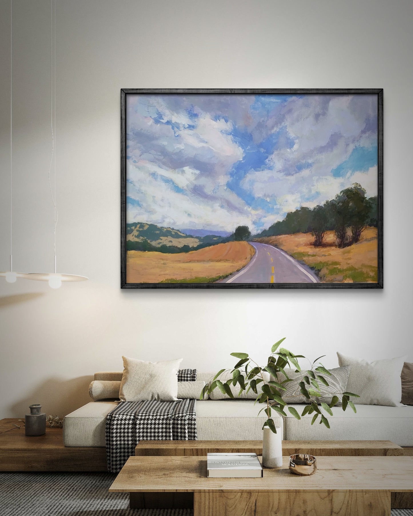 "Cali Road Trip" 30x40 original acrylic painting by Artist Kristina Sellers