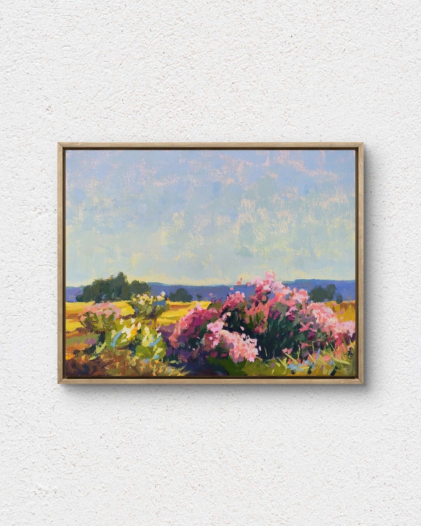 "Blooming Fields" 11x14 original acrylic by Artist Kristina Sellers