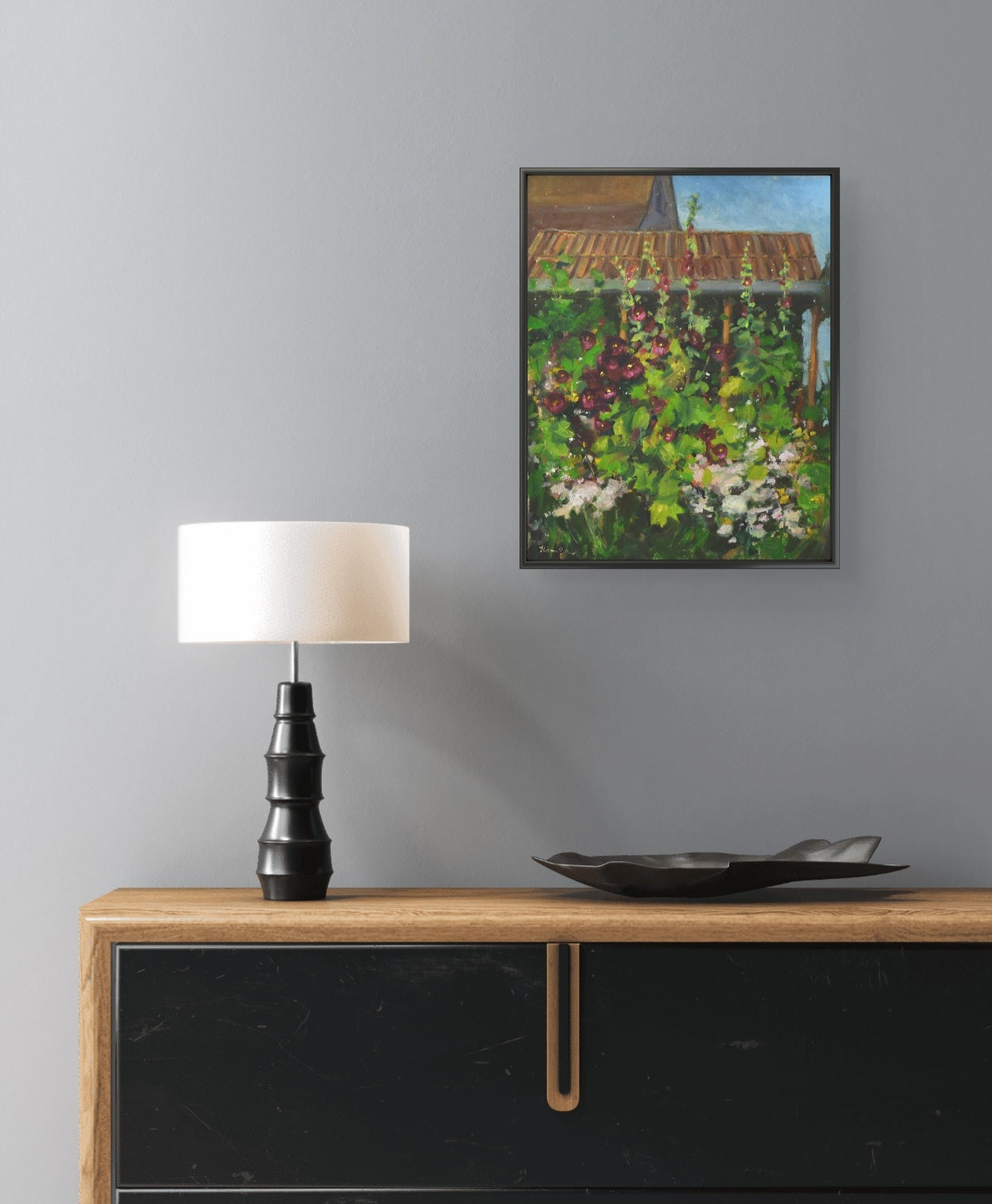 "Summer Jumble" 20x16 inch original oil painting by Artist Kristina Sellers