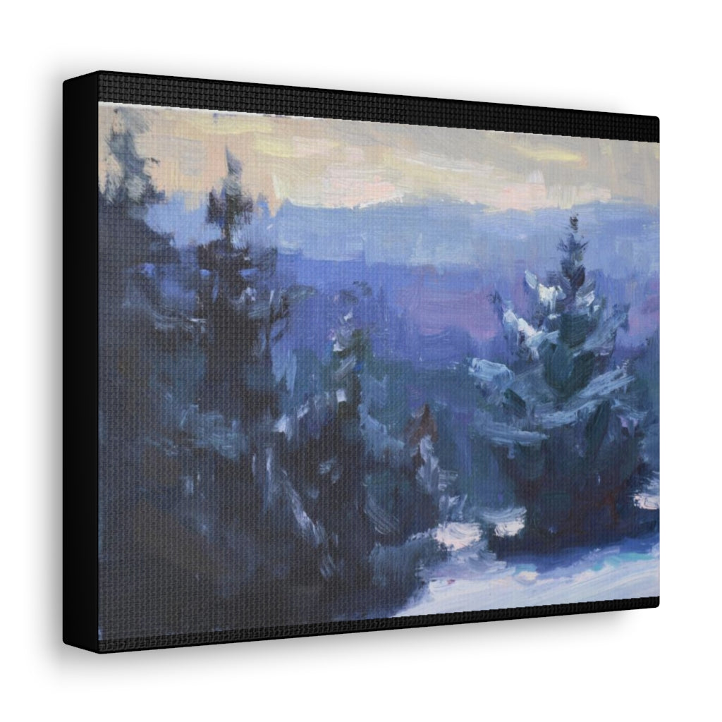 "Evergreen Dusk" by Kristina Sellers, Canvas Gallery Wraps