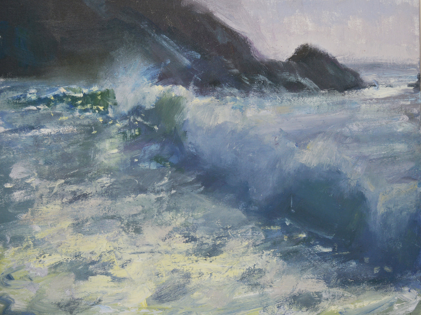 "Spindrift" 12x16 Original Oil Painting by Artist Kristina Sellers