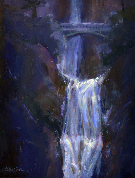"Nightfall", 18x14 Original Oil Painting by Artist Kristina Sellers