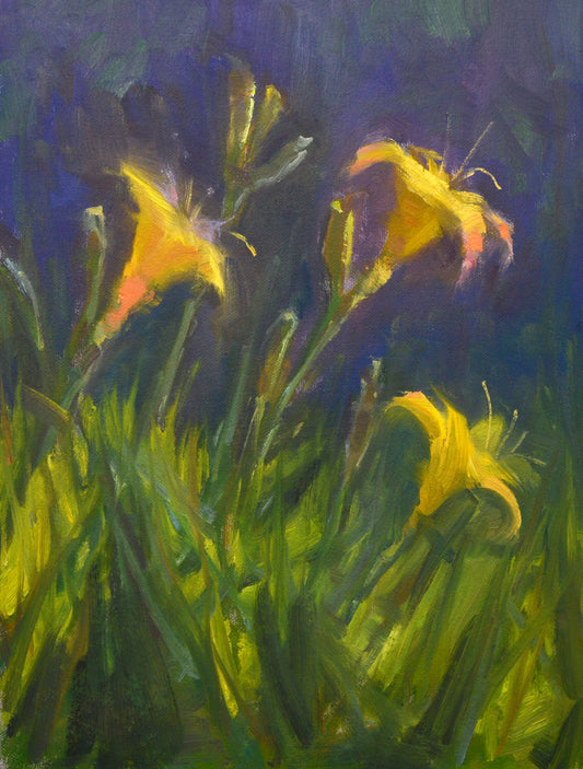 "Lillies of the Field" Original Oil Painting by Artist Kristina Sellers