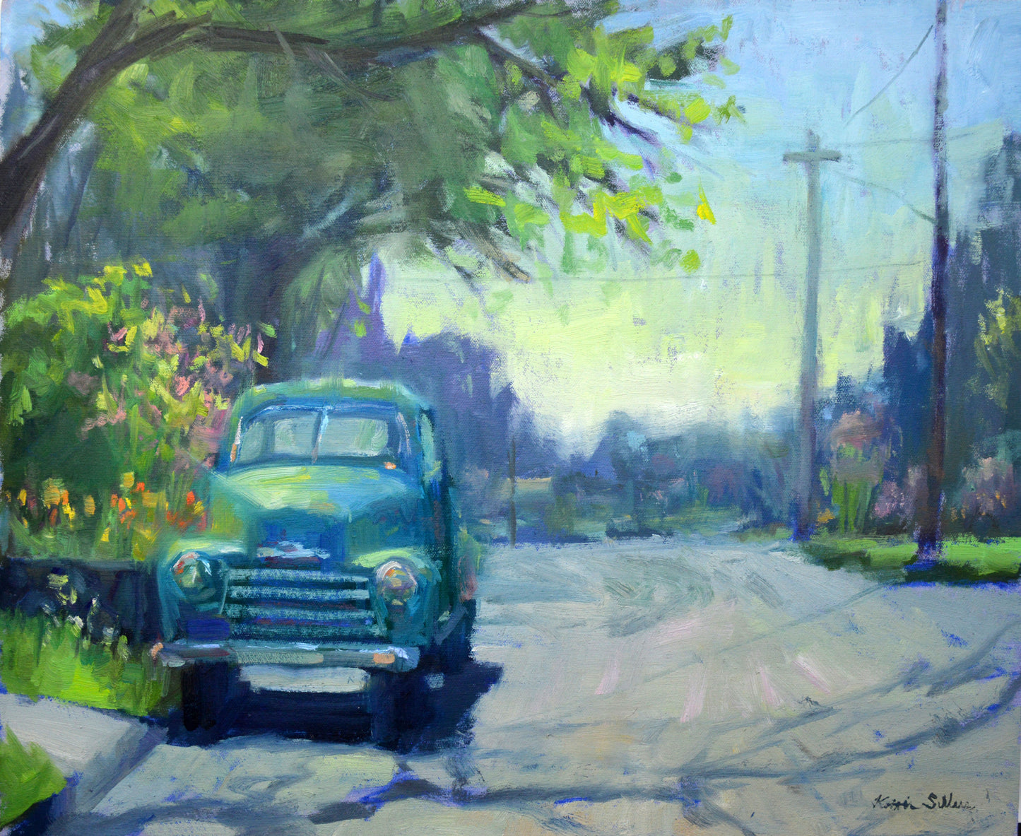 "Portland Relic" Original Oil Painting by Artist Kristina Sellers