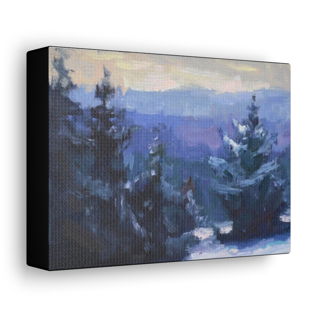 "Evergreen Dusk" by Kristina Sellers, Canvas Gallery Wraps