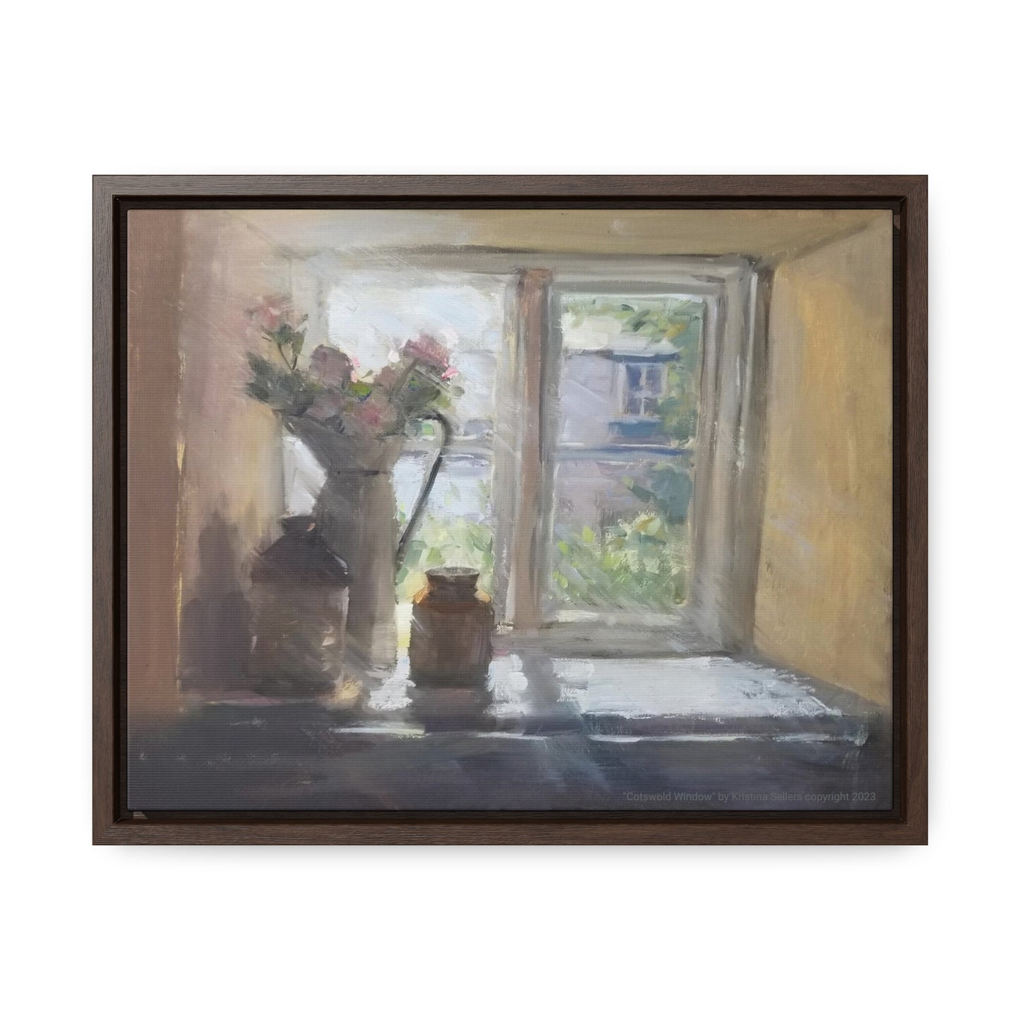 "Cotswold Window" Gallery Canvas Wraps, Horizontal Frame