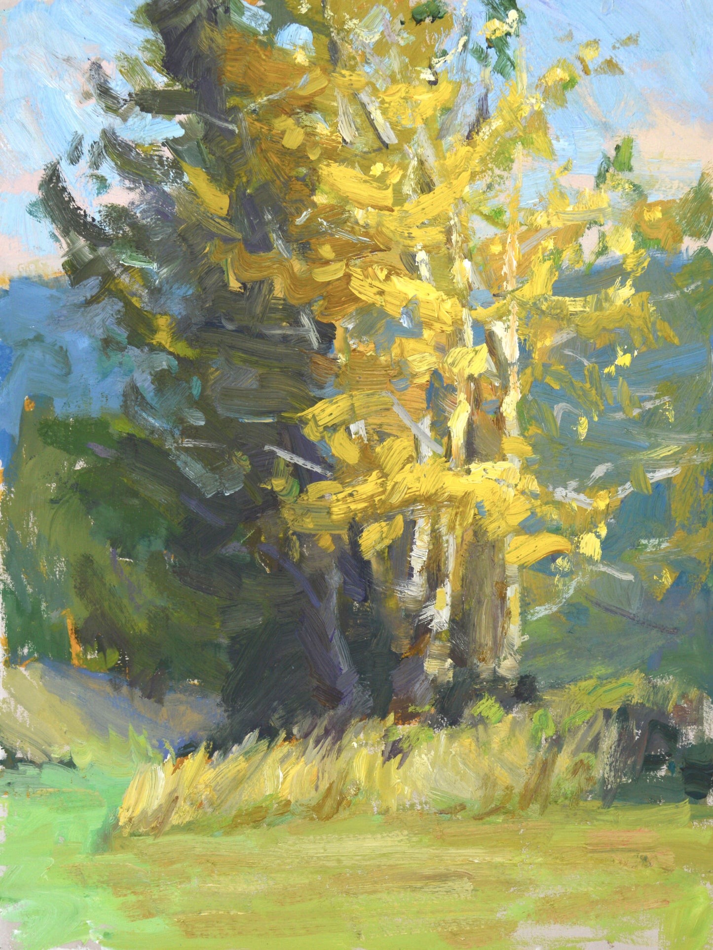 "Golden Tapestry", original oil painting by Artist Kristina Sellers