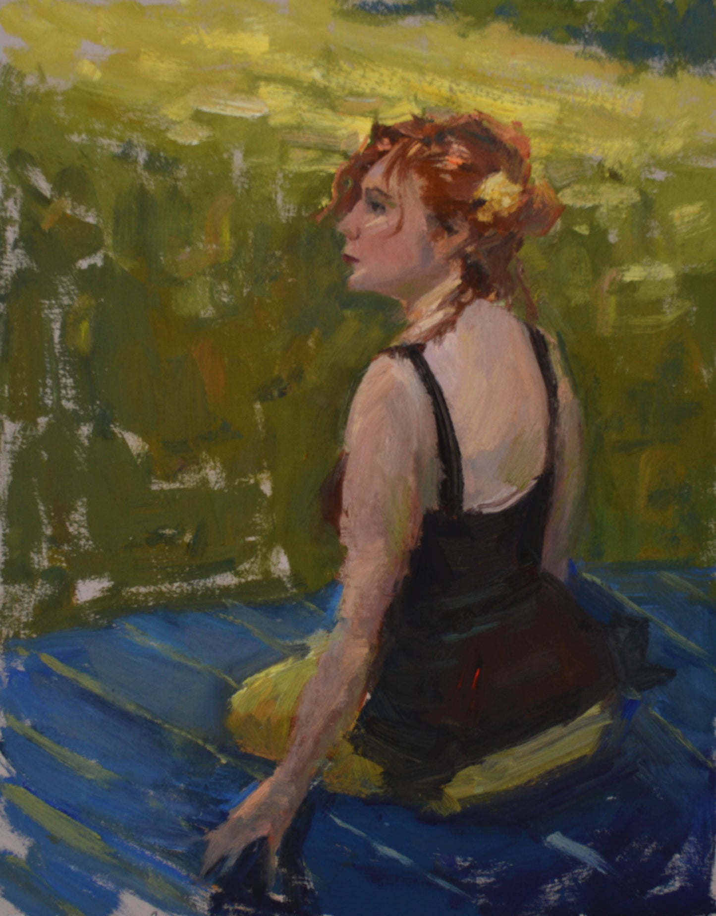 "Jennifer" 14x11 Original Oil Painting by Artist Kristina Sellers