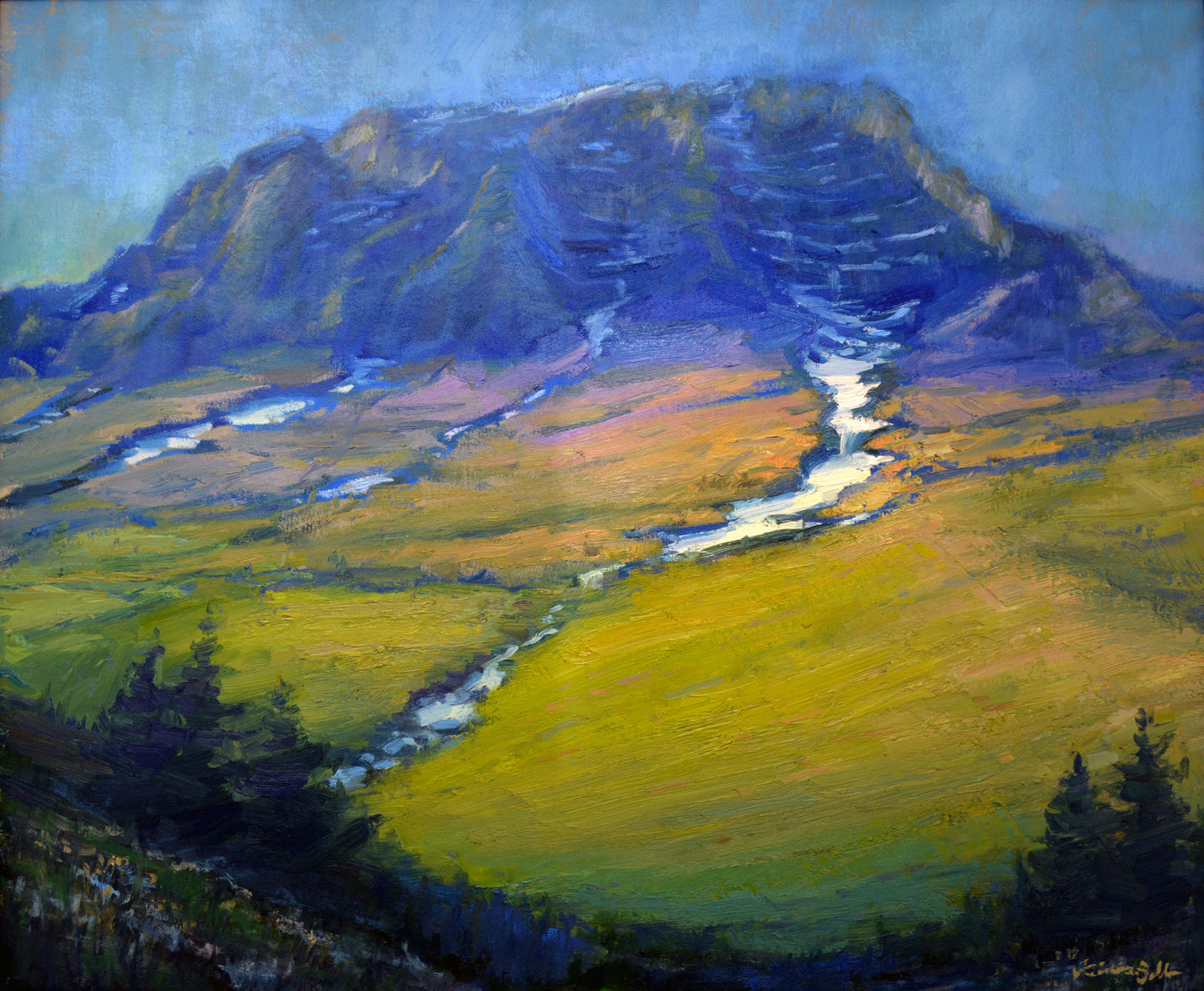 "Wild Country" 20x24 original oil paintng by Artist Kristina Sellers